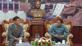 ຮອງເຈົ້າແຂວງບໍລິຄຳໄຊ ຕ້ອນຮັບການເຂົ້າຢ້ຽມຢາມ ຂອງປະທານອົງການ ໂກຕຣາ ປະຈຳນະຄອນຫຼວງວຽງຈັນ