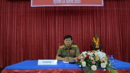 ກອງປະຊຸມຄົບຄະນະພັກຮາກຖານ ຫ້ອງສັນຕິບານ ກອງບັນຊາການ ປກສ ແຂວງບໍລິຄໍາໄຊ ຄັ້ງທີ 2 ສະໄໝ ທີ IV