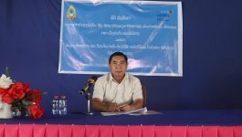 ພິທີເຊັນສັນຍາໂຄງການກໍ່ສ້າງໂຮງຮຽນປະຖົມບ້ານ ໜອງກອກ ເມືອງຄຳເກີດ