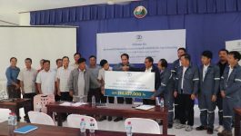 ບໍລິສັດໄຟຟ້ານໍ້າເຫັນ 1 ມອບອຸປະກອນປັບປຸງລະບົບໂທລະໂຄ່ງ ໃຫ້ 8 ບ້ານລຸ່ມເຂື່ອນ ມູນຄ່າ 110 ລ້ານກ່ວາກີບ