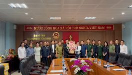 ດ່ານສາກົນນ້ຳພາວ ເຂົ້າອວຍພອນຄະນະຄຸ້ມຄອງດ່ານສາກົນເກົາແຈ່ວ ແຂວງຮ່າຕີ່ງ