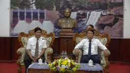 ຄະນະສະມາຄົມມິດຕະພາບຫວຽດນາມ – ລາວ ແຂວງ ເລີມດົ່ງ ເຂົ້າຢ້ຽມຢາມພົບປະ ແລະ ຮ່ວມເຮັດວຽກ ທີແຂວງ ບໍລິຄໍາໄຊ