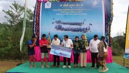 ເມືອງວຽງທອງ ແຂ່ງຂັນຊ່ວງເຮືອອອກພັນສາປະວໍລະນາ ປະຈຳປີ 2025