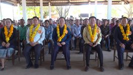 ຜູ້ຮັບສະໝັກເລືອກຕັ້ງ ສສຂ ຊຸດທີ 10 ແລະ ສສຂ ຊຸດທີ 5 ລົງໂຄສະນາຫາສຽງຢູ່ໃນ 4 ບ້ານ ຂອງເມືອງປາກກະດິງ