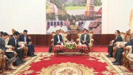 ລັດຖະມົນຕິກະຊວງ ຍທຂ ລົງມາເຄືອນໄຫວເຮັດວຽກຢູ່ແຂວງ ບໍລິຄຳໄຊ