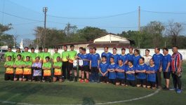 ແຂ່ງຂັນກິລາບານແຕະມິດຕະພາບ ລະຫວ່າງພະແນກສາທາລະນະສຸກ ແຂວງບໍຄຳໄຊກັບສຳນັກງານສາທາລະນະສຸກ ຈັງຫວັດບືງການ