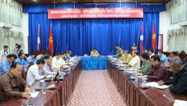 ໃນຕອນເຊົ້າຂອງວັນທີ 20 ກໍລະກົດ 2020 ຢູ່ຫ້ອງປະຊຸມຫ້ອງວ່າການແຂວງ ທ່ານ ປ້ານ ນ້ອຍມະນີ ກຳມະການສູນກາງພັກ, ປະທານຄະນະບໍລິຫານງານສູນກາງສະຫະພັນກຳມະບານລາວ, ຮອງຫົວໜ້າໜ່ວຍງານ ຂະບວນການ ກອງປະຊຸມໃຫຍ່ຜູ້ແທນທົ່ວປະເທດ ຄັ້ງທີ XI ຂອງພັກ ພ້ອມດ້ວຍຄະນະ ໄດ້ລົງມາເຄື່ອນໄຫວຕິດຕາມວຽກງານໂຄສະນາ ແລະ ຂະບວນການຢູ່ແຂວງບໍລິຄຳໄຊ, [&hellip;]