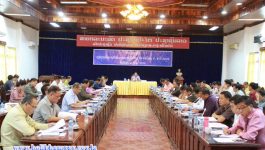 ເພື່ອລາຍງານການຈັດຕັ້ງປະຕິບັດວຽກງານ ທີ່ໄດ້ມອບໝາຍໃຫ້ບັນດາເມືອງ ແລະ ພະແນກການ ໃນຕອນເຊົ້າຂອງວັນທີ 11 ສິງຫາ 2020 ຢູ່ຫ້ອງປະຊຸມຫ້ອງວ່າການແຂວງ ໄດ້ຈັດກອງປະຊຸມອົງການປົກຄອງແຂວງ ປະຈຳເດືອນ 7-8 ໂດຍພາຍໃຕ້ການເປັນປະທານຂອງທ່ານ ປອ ກອງແກ້ວ ໄຊສົງຄາມ ເຈົ້າແຂວງບໍລິຄຳໄຊ ມີບັນດາພະແນກການອ້ອມຂ້າງ, ເມືອງ 7 [&hellip;]