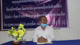   ຕອນເຊົ້າຂອງ ວັນທີ 3 ສິງຫາ 2020 ຢູ່ຫ້ອງປະຊຸມຫ້ອງການສຶກສາທິການ ແລະ ກິລາເມືອງວຽງທອງ, ແຂວງ ບໍລິຄໍາໄຊ ໄດ້ຈັດຝຶກອົບຮົມການນໍາໃຊ້ຫຼັັກສູດສະບັບປັບປຸງໃໝ່ໃຫ້ແກ່ຄູສຶກສານິເທດ, ວິຊາການ ແລະ ຄູປະຈໍາການຊັ້ນປະຖົມສຶກສາປີທີ 2 ເຊີ່ງເປັນກຽດເຂົ້າຮ່ວມໂດຍ ທ່ານ ອາຈານ ບຸນຖອງ [&hellip;]
