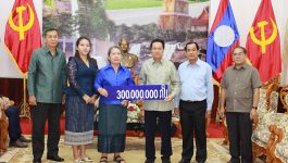 ເພື່ອເປັນການປະກອບສ່ວນຊຸກຍູ້ ກອງປະຊຸມໃຫຍ່ຜູ້ແທນຄັ້ງທີ VII ຂອງອົງຄະນະພັກແຂວງບໍລິຄໍາໄຊ ໃນວັນທີ 23 ກັນຍາ 2020 ຢູ່ຫ້ອງຮັບຮອງຂອງແຂວງ ຕາງໜ້າໃຫ້ 4 ພາກສ່ວນ ໄດ້ນຳເງິນມາມອບໃຫ້ແຂວງບໍລິຄຳໄຊ ຕາງໜ້າໃຫ້ການນຳແຂວງຮັບໂດຍ ທ່ານ ປອ ກອງແກ້ວ ໄຊສົງຄາມ ເຈົ້າແຂວງບໍລິຄຳໄຊ ໂດຍມີອະນຸກຳມະການເສດຖະກິດ [&hellip;]