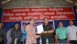 &nbsp; ເພື່ອເປັນການສ້າງຄວາມອຳນວຍຄວາມສະດວກໃຫ້ແກ່ການດຳເນີນວຽກງານ ຕິດພັນກັບການຄຸ້ມຄອງອຸທິຍານແຫ່ງຊາດ ນາກາຍ – ນ້ຳເທີນ ໃນວັນທີ 16 ກັນຍາ 2020 ທີ່ກອງຮ້ອຍ ຄໍ 25 ໄດ້ຈັດພິທີມອບພາຫະນະ ໃຫ້ກອງຮ້ອຍດັ່ງກ່າວ ໂດຍການກ່າວມອບຂອງ ທ່ານ ສະຫວັນ ຈັນທະກຸມມານ ຫົວໜ້າ [&hellip;]