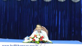ໃນຕອນເຊົ້າຂອງວັນທີ 3 ກັນຍາ 2020 ພະແນກ ຖວທ ແຂວງ ໄດ້ຈັດພິທີເຜີຍແຜ່ເອກະສານສຳຄັນຕ່າງໆຂອງພັກ-ລັດ ຢູ່ຫ້ອງປະຊຸມຂອງຕົນ ໃຫ້ກຽດເຜີຍແຜ່ເອກະສານໂດຍທ່ານ ອຸດອນ ສອນສຸລິນ ຫົວໜ້າພະແນກຖະແຫຼງຂ່າວ, ວັດທະນະທຳ ແລະ ທ່ອງທ່ຽວແຂວງ, ມີຄະນະພະແນກ, ພະນັກງານລັດຖະກອນພາຍໃນພະແນກ ເຂົ້າຮ່ວມຮັບຟັງ. ທ່ານ [&hellip;]
