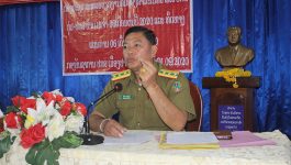 ໃນຕອນເຊົ້າວັນທີ 1 ກັນຍາ 2020 ຢູ່ຫ້ອງປະຊຸມກອງບັນຊາການ ປກສ ເມືອງປາກກະດິງ ໄດ້ຈັດກອງປະຊຸມສະຫລຸບວຽກງາານຄຸ້ມຄອງສຳມະໂນຄົວໂດຍ ປະຈຳ 6 ເດືອນຕົ້ນປີ 2020 ຂຶ້ນ ໂດຍການເຂົ້າຮ່ວມເປັນປະທານຂອງ ທ່ານ ພັນເອກ ກົງຈັນ ໄຊປັນຍາ ຫົວໜ້າກອງບັນຊາການ ປກສ [&hellip;]