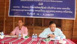ໃນວັນທີ 29 ກັນຍາ 2020 ຢູ່ຫ້ອງການບ້ານ ໄຊບົວທອງ ເມືອງວຽງທອງ ແຂວງບໍລິຄໍາໄຊ ໄດ້ມີພິທີປະກາດ-ຮັບຮອງບ້ານໄຊບົວທອງ, ບ້ານນໍ້າກູ້ ແລະ ບ້ານຜາບໍ່ ເປັນບ້ານສາທາລະນະສຸກແບບຢ່າງ ໂດຍເປັນກຽດເຂົ້າຮ່ວມຂອງທ່ານ ວັນຄໍາ ເພັດໄຊຍະວົງ ປະທານແນວລາວສ້າງຊາດເມືອງ, ມີຫົວໜ້າຫ້ອງການສາທາເມືອງ ພ້ອມດ້ວຍທີມງານ, ການຈັດຕັ້ງບ້ານ [&hellip;]