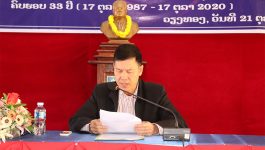 ໃນວັນທີ 21 ຕຸລາ 2020 ທີ່ຫ້ອງປະຊຸມຊັ້ນ III ຫ້ອງວ່າການເມືອງວຽງທອງ ໄດ້ຈັດພິທີປາຖະກະຖາ 3 ວັນປະຫວັດສາດ ຄື: ວັນປະກາດເອກະລາດ 12 ຕຸລາ, ວັນສ້າງຕັ້ງການທູດລາວ ຄົບຮອບ 75 ປີ ແລະ ວັນວັນສັບປະດາແຫ່ງຊາດເພື່ອລືບລ້າງຄວາມທຸກຍາກ [&hellip;]
