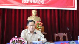 ບັ້ນດຳເນີນຊີວິດການເມືອງກວດກາໜ່ວຍພັກປອດໃສ, ເຂັ້ມແຂງ, ໜັກແໜ້ນ ຂອງຄະນະພັກຮາກຖານພະແນກໂຍທາທິການ ແລະ ຂົນສົ່ງ ແຂວງບໍລິຄຳໄຊ ໄດ້ຈັດຂຶ້ນໃນຕອນເຊົ້າຂອງວັນທີ 30 ພະຈິກ 2020 ຢູ່ຫ້ອງປະຊຸມຂອງຕົນ ໂດຍການເປັນປະທານຂອງສະຫາຍ ບຸນຄຳ ໄຊເຍ່ຍລໍວື່ ຄະນະປະຈຳພັກແຂວງ ປະທານກວດກາພັກແຂວງ, ມີຄະນະຮັບຜິດຊອບຂັ້ນແຂວງ, ສະມາຊິກພັກ ແລະ [&hellip;]
