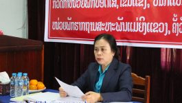   ບັ້ນດຳເນີນຊີວິດການເມືອງກວດກາໜ່ວຍພັກປອດໃສ, ເຂັ້ມແຂງ, ໜັກແໜ້ນ ຂອງໜ່ວຍພັກຮາກຖານສະຫະພັນແມ່ຍິງແຂວງ ໄດ້ຈັດຂຶ້ນໃນຕອນເຊົ້າຂອງວັນທີ 8 ທັນວາ 2020 ຢູ່ຫ້ອງປະຊຸມຂອງຕົນ ໂດຍການເປັນປະທານຂອງສະຫາຍນາງ ຄຳປິວ ສີສົມບັດ ວ່າການເລຂາໜ່ວຍພັກຮາກຖານສະຫະພັນແມ່ຍິງແຂວງ, ມີສະມາຊິກພັກ ແລະ ພະນັກງານລັດຖະກອນ ພາຍໃນຫ້ອງການແມ່ຍິງແຂວງເຂົ້າຮ່ວມ. ໃນພິທີ ໄດ້ເຊື່ອມຊືມຄຳສັ່ງຂອງກົມການເມືອງສູນກາງພັກເລກທີ [&hellip;]