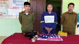    ໃນວັນທີ 21 ທັນວາ 2020 ເຈົ້າໜ້າທີ່ ປກສ ເມືອງຄຳເກີດ ໄດ້ກັກຕົວຜູ້ຖືກຫາ ຊື່ ນາງ ນາລີ ບຸດຕະວົງ ອາຍຸ 36 ປີ, ປະຊາຊົນ ບ້ານນໍ້າພາວ ເມືອງຄໍາເກີດ ແຂວງບໍລິຄໍາໄຊ [&hellip;]
