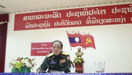    ໃນວັນທີ 12 ມັງກອນ 2021 ສະຫາຍ ພົນຈັດຕະວາ ກັນທອງ ສຸກເລືອງຄໍາ ຫົວໜ້າກົມກົດໝາຍ ກະຊວງປ້ອງກັນປະເທດ, ພ້ອມດ້ວຍພະນັກງານວິຊາສະເພາະ ໄດ້ລົງເຄື່ອນໄຫວເຜີຍແຜ່ກົດໝາຍ ຢູ່ກອງພັນໃຫຍ່ 642, ໂດຍມີທ່ານ ພັນໂທ ຄໍາໃສ ແພງຄູນ ຫົວໜ້າການເມືອງກອງພັນໃຫຍ່ [&hellip;]