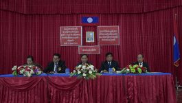   ຕອນບ່າຍວັນທີ 09 ກຸມພາ 2021 ນີ້ ຄະນະຜູ້ສະໝັກເລືອກຕັ້ງສະມາຊິກສະພາແຫ່ງຊາດຊຸດທີ IX ໄດ້ລົງພົບປະໂຄສະນາຫາສຽງຢູ່ໜ່ວຍປ່ອນບັດເລືອກຕັ້ງກອງບັນຊາການ ປກສ ແຂວງ ບໍລິຄຳໄຊ, ເປັນກຽດເຂົ້າຮ່ວມໂດຍ ທ່ານ ພັອ ກົງຈັນ ໄຊປັນຍາ ກຳມະການພັກແຂວງ ເລຂາຄະນະພັກ ຫົວໜ້າກອງບັນຊາການ [&hellip;]