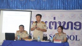    ຕອນເຊົ້າ ວັນທີ 29 ມີນາ 2021 ນີ້, ກອງໂຄສະນາຈະລາຈອນ ປກສ ແຂວງບໍລິຄໍາໄຊ ໄດ້ລົງໂຄສະນາເຜີຍແຜ່ກົດລະບຽບການສັນຈອນຕາມທ້ອງຖະໜົນຫຼວງໃຫ້ນ້ອງນັກຮຽນຊັ້ນມັດທະຍົມ ໂຮງຮຽນ ແຕ່ງທອງ ເມືອງປາກຊັນ ແຂວງບໍລິຄໍາໄຊ ເຊີ່ງນໍາພາທີມງານໂດຍທ່ານ ພັນໂທ ບຸນມີ ລໍວັນໄຊ ຫົວໜ້າພະແນກຕໍາຫຼວດຈາລະຈອນ [&hellip;]