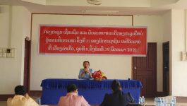 ໃນຕອນເຊົ້າຂອງວັນທີ 19 ພຶດສະພາ 2021 ນີ້, ທີ່ຫ້ອງການບ້ານໃຫຍ່ໜອງປ໋ອງໄດ້ຈັດ ກອງປະຊຸມເຊື່ອມຊຶມ ແລະ ຜັນຂະຫຍາຍມະຕິກອງປະຊຸມໃຫຍ່ຜູ້ແທນທົ່ວປະເທດຄັ້ງທີ່ 11 ຂອງພັກປະຊາຊົນປະຕິວັດລາວໃຫ້ແກ່ 3 ບ້ານກຸ່ມເທດສະບານຄື: ບ້ານໜອງປ໋ອງ, ບ້ານທົ່ງຈະເລີນ ແລະ ບ້ານໂພນເມືອງນ້ອຍ ໂດຍພາຍໃຕ້ການເປັນປະທານຂອງທ່ານ ນ. ຄໍາພອນ [&hellip;]