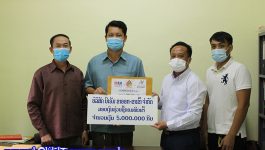 ເພື່ອເປັນການປະກອບສ່ວນຊຸກຍູ້ ວຽກງານອຸດສາຫະກຳ ແລະ ການຄ້າ ໃນວັນທີ 16 ມິຖຸນາ 2021 ຢູ່ພະແນກອຸດສາຫະກຳ ແລະ ການຄ້າແຂວງ ທ່ານ ຄອນສະຫວັນ ສອນຄຳໄຊ ປະທານບໍລິສັດບີເອັມ ຂາອອກ-ຂາເຂົ້າ ຈຳກັດ ໄດ້ມອບເງິນຈຳນວນ 5.000.000 ກີບ [&hellip;]