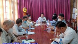 ໃນວັນທີ 8 ມິຖຸນາ 2021 ຢູ່ຫ້ອງປະຊຸມຫ້ອງວ່າການເມືອງວຽງທອງ ແຂວງບໍລິຄຳໄຊທ່ານ ວັນວິໄລ ແດນພູຫຼວງ ຮອງເລຂາຄະນະບໍລິຫານງານພັກແຂວງ ຜູ້ຊີ້ນຳວຽກງານການເມືອງ-ແນວຄິດ ພ້ອມດ້ວຍຄະນະ ໄດ້ລົງຊຸກຍູ້, ຕິດຕາມ ວຽກງານກໍ່ສ້ງຮາຖານການເມືອງ ພັດທະຊົດນະບົດຮອບດ້ານ ແລະ ວຽກງານ 3 ສ້າງ ຢູ່ເມືອງວຽງທອງ [&hellip;]