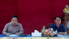 ພິທີເຜີຍແຜ່ ແລະ ເຊື່ອມເຊືອມ ເອກະສານທີ່ສຳຄັນຂອງພັກ ທີ່ເມືອງວຽງທອງ ແຂວງບໍລິຄຳໄຊ ໄດ້ຈັດຂຶ້ນໃນວັນທີ 10 ມິຖຸນາ 2021 ຢູ່ຫ້ອງປະຊຸມຂອງຕົນ ເປັນກຽດຂື້ນເຜີຍແຜ່ ເອກະສານຂອງ ທ່ານ ວັນວິໄລ ແດນພູຫຼວງ ຮອງເລຂາພັກແຂວງ ຜູ້ຊີ້ນຳວຽກງານການເມືອງ-ແນວຄິດ, ມີທ່ານ ພັນເອກ [&hellip;]