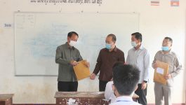 ເພື່ອເປັນການຕິດຕາມກວດກາການສອບເສັງຈົບຊັ້ນ ມັດທະຍົມສຶກສາສາຍສາມັນ ປະຈໍາສົກປີ 2020 – 2021 ໃຫ້ບັນລຸຕາມຕາມເປົ້າໝາຍ ມີຄວາມໂປ່ງໃສ ແລະ ຖືກຕ້ອງສອດຄ່ອງຕາມທິດທາງແຜນການ ທີ່ພະແນກສຶກສາທິການ – ກິລາແຂວງໄດ້ວາງໄວ້, ໃນຕອນເຊົ້າວັນທີ 28 ກໍລະກົດ 2021 ທ່ານ ຄໍາແຫວນ ປັນຍານຸວົງ [&hellip;]