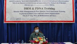 ຊຸດຝຶກອົມຮົມ ກ່ຽວກັບການຄຸ້ມຄອງຄວາມສ່ຽງໄພພິບັດ ແລະ ການປະເມີນຄວາມເສຍຫາຍຫຼັງໄພພິບັດ ໄດ້ຈັດຂຶ້ນໃນວັນທີ 24 ສິງຫາ 2021 ຢູ່ຫ້ອງປະຊຸມຫ້ອງວ່າການແຂວງບໍລິຄໍາໄຊ ໃຫ້ກຽດເຂົ້າຮ່ວມໂດຍ ທ່ານ ຮອງສາສະດາຈານ ດຣ ພູທອນ ເມືອງປາກ ປະທານອົງການກາແດງລາວ, ມີພາກສ່ວນກ່ຽວຂອງຈາກອົງການກາແດງລາວ, ອົງການກາແດງແຂວງ, ພະແນກການອອ້ມຂ້າງແຂວງ ແລະ [&hellip;]