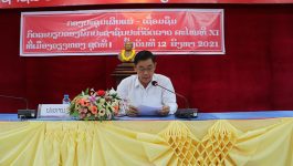 ໃນຕອນເຊົ້າວັນທີ 12 ສິງຫາ 2021 ເມືອງວຽງທອງ ແຂວງບໍລິຄໍາໄຊ ໄດ້ຈັດກອງປະຊຸມເຜີຍແຜ່-ເຊື່ອມຊືມກົດລະບຽບຂອງພັກປະຊາຊົນປະຕິວັດລາວ ສະໄໝທີ XI ໃຫ້ພະນັກງານຫຼັກແຫຼ່ງ ຊຸດທີ 1 ຂອງເມືຶອງ ຢູ່ຫ້ອງປະຊຸມຊັ້ນ III ຫ້ອງວ່າການເມືອງວຽງທອງ ພາຍໃຕ້ການເປັນປະທານຂອງ ສະຫາຍ ບຸນສົງ ເພັດຈະເລີນ [&hellip;]