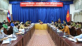 ກອງປະຊຸມ ຜ່ານຮ່າງແຜນດຳເນີນງານຜັນຂະຫຍາຍວາລະແຫ່ງຊາດວ່າດ້ວຍການແກ້ໄຂບັນຫາຢາເສບຕິດ 2021-2023 ຂອງກອງບັນຊາການ ປກສ ແຂວງ ໄດ້ຈັດຂຶ້ນໃນຕອນເຊົ້າວັນທີ 13 ກັນຍາ 2021 ຢູ່ຫ້ອງປະຊຸມຫ້ອງວ່າການແຂວງ ໂດຍການເປັນປະທານຂອງທ່ານ ວັນວິໄລ ແດນພູຫຼວງ ຮອງເລຂາພັກແຂວງ, ມີຄະນະປະຈຳພັກແຂວງ, ສະພາປະຊາຊົນແຂວງ, ຫົວໜ້າພະແນກການ – ກົມກອງ [&hellip;]