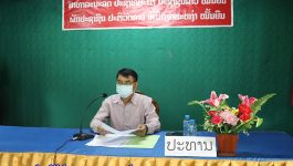 ຕອນເຊົ້າຂອງວັນທີ 06 ຕຸລາ 2021 ຢູ່ສະໂມສອນກອງບັນຊາການທະຫານເມືອງວຽງທອງ ແຂວງບໍລິຄຳໄຊ ໄດ້ເປີດກອງປະຊຸມປຶກສາຫາລືກ່ຽວກັບການສ້າງຄອບຄົວ ແລະ ບ້ານ ນໍ້າກ້າງ ໃຫ້ເປັນບ້ານປ້ອງກັນຊາດເຂັ້ມແຂງ ເປັນກຽດເຂົ້າຮ່ວມເປັນປະທານຂອງ ທ່ານ ຄໍາມອນ ໄຊພົມມີ ຮອງເລຂາພັກເມືອງ ຜູ້ຊີ້ນຳວຽກງານພັກ-ພະນັກງານ, ມີອະນຸກຳມະການສ້າງບ້ານປ້ອງກັນຊາດເຂັ້ມແຂງຂັ້ນເມືອງ ແລະ ນາຍບ້ານດັ່ງກ່າວ [&hellip;]
