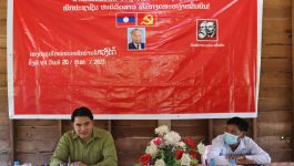 ໃນວັນທີ 20 ຕຸລາ 2021 ບ້ານນາວັງໄຄ້ ເມືອງວຽງທອງ ແຂວງບໍລິຄຳໄຊ ໄດ້ດໍາເນີນກອງປະຊຸມໃຫຍ່ຄັ້ງທີ VII ຂອງຕົນຂື້ນ ຢູ່ຫ້ອງການບ້ານ ພາຍໃຕ້ການເປັນປະທານຂອງ ສະຫາຍ ບົວແກ້ວ ໄຊບຸນມີ ເລຂາພັກບ້ານ-ນາຍບ້ານນາວັງໄຄ້, ໂດຍເປັນກຽດເຂົ້າຮ່ວມຂອງ ສະຫາຍ ອາລຸນສັກ ປະທໍາມະວົງ [&hellip;]