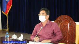         ໃນວັນທີ 1 ພະຈິກ 2021 ຢູ່ທີ່ຫ້ອງປະຊຸມຊັ້ນ 3 ຫ້ອງວ່າການປົກຄອງແຂວງ ໄດ້ຈັດກອງປະຊຸມປຶກສາຫາລື ກ່ຽວກັບການລົງເຜີຍແຜ່ຜັນຂະຫຍາຍວະລາແຫ່ງຊາດ ພາກທີ່ 1 ແລະ ຜ່ານຂໍ້ຕົກລົງຂອງຄະນະຮັບຜິດຊອບ ໂດຍການເປັນປະທານຂອງທ່ານ ວັນວິໄລ ແດນພູຫຼວງ [&hellip;]