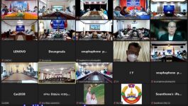 ກອງປະຊຸມ ທາບທາມເອກະສານກອງປະຊຸມໃຫຍ່ ຄັ້ງທີ 11 ຂອງແນວລາວສ້າງຊາດ ຜ່ານລະບົບວີດີໂອຄອນເຟີເຣັ້ນ ໄດ້ຈັດຂຶ້ນໃນຕອນເຊົ້າຂອງວັນທີ 19 ພະຈິກ 2021 ໂດຍພາຍໃຕ້ການເປັນປະທານຂອງທ່ານ ປອ ສິນລະວົງ ຄຸດໄພທູນ ກຳມະການກົມການເມືອງສູນກາງພັກ ປະທານສູນກາງແນວລາວສ້າງຊາດ, ມີຄະນະກຳມະການແນວລາວສ້າງຊາດຈາກສູນກາງ ແລະ ບັນດາແຂວງ ເຂົ້າຮ່ວມ. [&hellip;]