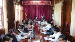 ໃນວັນທີ 10 ພະຈິກ 2021 ຢູ່ຫ້ອງປະຊຸມຊັ້ນ II ຫ້ອງວ່າການເມືອງວຽງທອງ ແຂວງບໍລິຄຳໄຊ ຫ້ອງການການເງິນເມືອງ ໄດ້ຈັດກອງປະຊຸມສະຫຼຸບການຈັດຕັ້ງປະຕິບັດລາຍຮັບ-ລາຍຈ່າຍງົບປະມານໃນໄລຍະ 10 ເດືອນ ຜ່ານມາ ແລະ ວາງທິດທາງ 2 ເດືອນທ້າຍປີ 2021. ໂດຍເປັນກຽດເຂົ້າຮ່ວມເປັນປະທານຂອງທ່ານ ອາລຸນສັກ [&hellip;]