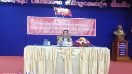ພິທີເຜີຍແຜ່, ເຊື່ອມຊຶມ ຜັນຂະຫຍາຍວາລະແຫ່ງຊາດ ການສະກັດກັ້ນ ແລະ ແກ້ໄຂບັນຫາຢາເສບຕິດ ໄດ້ຈັດຂື້ນໃນວັນທີ 11 ພະຈິກ 2021 ຢູ່ສະໂມສອນເມືອງຄຳເກີດ ແຂວງບໍລິຄຳໄຊ, ໃຫ້ກຽດເຜີຍແຜ່ເອກະສານໂດຍ ທ່ານ ວັນວິໄລ ແດນພູຫຼວງ ຮອງເລຂາພັກແຂວງບໍລິຄຳໄຊ ຫົວໜ້າຄະນະຮັບຜິດຊອບລົງເລິກການຈັດຕັ້ງປະຕິບັດມາດຕະການສະກັດກັ້ນ ແລະ ແກ້ໄຂບັນຫາຢາເສບຕິດຂັ້ນແຂວງ, [&hellip;]