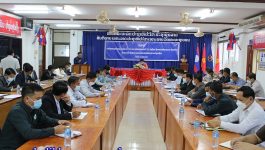 ກອງປະຊຸມສະຫຼຸບວຽກງານປະຈຳປີ 2021 ແລະ ວາງທິດທາງແຜນການ 2022 ຂອງພະແນກຊັບພະຍາກອນທຳມະຊາດ ແລະ ສິ່ງແວດລ້ອມ ແຂວງບໍລິຄຳໄຊ ໄດ້ຈັດຂຶ້ນ ໃນຕອນເຊົ້າຂອງວັນທີ 10 ມັງກອນ 2022 ຢູ່ຫ້ອງປະຊຸມຂອງຕົນ ໂດຍພາຍໃຕ້ການເປັນປະທານຂອງທ່ານ ສົມສະຫງວນ ສຸວັນນະລາດ ຫົວໜ້າພະແນກຊັບພະຍາກອນທຳມະຊາດ ແລະ [&hellip;]