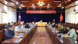 ກອງປະຊຸມສະຫຼຸບການຈັດຕັ້ງປະຕິບັດມາດຕະການປ້ອງກັນ, ຄວບຄຸມ, ສະກັດກັ້ນ ແລະ ແກ້ໄຂການລະບາດຂອງພະຍາດໂຄວິດ-19 ປະຈຳປີ 2021 ແລະ ທິດທາງແຜນການ 2022 ໄດ້ຈັດຂຶ້ນໃນຕອນເຊົ້າຂອງວັນທີ 12 ມັງກອນ 2022 ຢູ່ຫ້ອງປະຊຸມຫ້ອງວ່າການແຂວງ ໂດຍການເປັນປະທານຂອງທ່ານ ຄຳແຫວນ ປັນຍານຸວົງ ຮອງເຈົ້າແຂວງບໍລິຄຳໄຊ, ຫົວໜ້າຄະນະສະເພາະກິດຂັ້ນແຂວງ, [&hellip;]