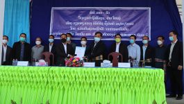         ພິທີມອບຮັບ ໂຮງຮຽນປະຖົມ ບ້ານ ໂພນດູ່ ເມືອງວຽງທອງ, ແຂວງ  ບໍລິຄໍາໄຊ ໄດ້ຈັດຂຶ້ນໃນຕອນເຊົ້າວັນທີ 26 ມັງກອນ 2022 ຢູ່ທີເດີ່ນໂຮງຮຽນແຫ່ງດັ່ງກ່າວ ໂດຍເປັນກຽດເຂົ້າຮ່ວມຂອງ ທ່ານ ວັນວິໄລ ແດນພູຫຼວງ ຮອງເລຂາພັກແຂວງ, ທ່ານ ຄຳແພນ [&hellip;]
