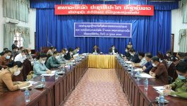 ກອງປະຊຸມ ຊຸກຍູ້ການຈັດຕັ້ງຜັນຂະຫຍາຍວາລະແຫ່ງຊາດ ແລະ ແຜນງົບປະມານແຫ່ງລັດປີ 2022 ຂອງຂະແໜງການເງິນ ໄດ້ຈັດຂຶ້ນໃນຕອນເຊົ້າຂອງວັນທີ ວັນທີ 18 ກຸມພາ 2022 ຢູ່ຫ້ອງປະຊຸມຂອງຫ້ອງວ່າການແຂວງ ໂດຍການເປັນຮ່ວມຂອງທ່ານ ປອ ບຸນເຫຼືອ ສິນໄຊວໍລະວົງ ຮອງລັດຖະມົນຕີກະຊວງການເງິນ ແລະ ທ່ານ ບຸນເສັງ [&hellip;]