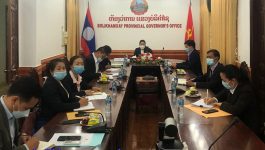 ໃນວັນທີ 31 ມັງກອນ 2022 ຢູ່ທີ່ຫ້ອງປະຊຸມຫ້ອງວ່າການແຂວງບໍລິຄຳໄຊ ທ່ານ ນາງ ວັນນາ ປະເສີດກຸນ ຫົວໜ້າພະແນກຍຸຕິທໍາແຂວງ ພ້ອມດ້ວຍຄະນະ ແລະ ຫົວໜ້າຂະແໜງ ເຂົ້າຮ່ວມປະຊຸມວຽກງານຍຸຕິທໍຳ ຮາກຖານທົ່ວປະເທດ ປະຈໍາປີ 2021 ດ້ວຍຮູບແບບອອນລາຍ. ໂດຍການເປັນປະທານຂອງ ທ່ານ [&hellip;]