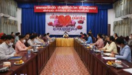 ກອງປະຊຸມສະຫຼຸບຜົນງານການເຄື່ອນໄຫວຂອງກອງທຶນ 1 ດວງໃຈ ບໍລິຄຳໄຊ ຊ່ວຍເຫຼືອສັງຄົມ ປະຈຳປີ 2021 ໄດ້ຈັດຂື້ນໃນວັນທີ 11 ກຸມພາ 2022 ຢູ່ທີ່ຫ້ອງປະຊຸມສະໂມສອນປົກຄອງແຂວງ, ເປັນກຽດເຂົ້າຮ່ວມຂອງທ່ານ ດວງຕາ ມໍລະຄາສຸກ ປະທານກວດກາພັກແຂວງ, ມີ ທ່ານ ນາງ ແອງ [&hellip;]