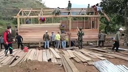 ຊາວໜຸ່ມເມືອງ ວຽງທອງ ແລະ ນັກທຸລະກິດໜຸ່ມ ປຸກເຮືອນຫຼັງໃໝ່ໃຫ້ຄອບຄົວອານາຖາ