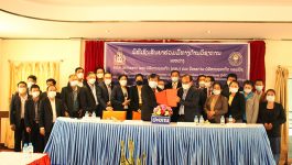 ພິທີເຊັນສັນຍາ ( MOA ) ວ່າດ້ວຍການຮ່ວມມືທາງດ້ານວິຊາການ ລະຫວ່າງ ຄະນະເສດຖະສາດ ແລະ ບໍລິຫານທຸລະກິດ ( ຄສບ ) ມະຫາວິທະຍາໄລແຫ່ງຊາດ ແລະ ວິທະຍາໄລ ບໍລິຫານທຸລະກິດ ຄອມບີຊ ( ວຄບ ) [&hellip;]