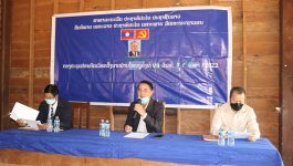     ໃນວັນທີ 7 ເມສາ 2022 ບ້ານ ໂພນດູ່, ເມືອງວຽງທອງ, ແຂວງບໍລິຄຳໄຊ ໄດ້ດໍາເນີນກອງປະຊຸມໃຫຍ່ຄັ້ງທີ VII ຂອງຕົນຂື້ນ ຢູ່ທີ່ຫ້ອງການບ້ານ ພາຍໃຕ້ການເປັນປະທານຂອງ ທ່ານ ຄໍາພອຍ ໄຊພູວົງ ເລຂາພັກບ້ານ – ນາຍບ້ານ [&hellip;]