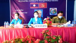ໃນຕອນເຊົ້າຂອງວັນທີ 30 ມີນາ 2022 ສະຫະພັນແມ່ຍິງ ໜ່ວຍ ປກສ ເມືອງຄຳເກີດ ແຂວງບໍລິຄໍາໄຊ ໄດ້ເປີດກອງປະຊຸມໃຫຍ່ຄັ້ງທີ Vl ຂອງຕົນຂື້ນ ຢູ່ທີຫ້ອງປະຊຸມ ກອງບັນຊາການ ປກສ ເມືອງຄໍາເກີດ ພາຍໃຕ້ການເປັນປະທານຂອງສະຫາຍ ພັນໂທ ນາງ ພອນມະນີ [&hellip;]