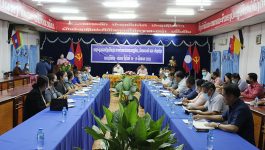 ກອງປະຊຸມພົບປະແລກປ່ຽນຖອດຖອນບົດຮຽນຮ່ວມກັນ ລະຫວ່າງ ພະແນກຖະແຫຼງຂ່າວ, ວັດທະນະທຳ ແລະ ທ່ອງທ່ຽວແຂວງບໍລິຄຳໄຊ ນຳໂດຍທ່ານ ອຸດອນ ສອນສຸລິນ ກຳມະການພັກແຂວງ ຫົວໜ້າພະແນກ ຖວທ ແຂວງ ພ້ອມດ້ວຍຄະນະ ແລະ ແຂວງຄຳມ່ວນ ນຳໂດຍທ່ານ ໄຊສົມບູນ ສຸວັນດາລາ ກຳມະການພັກແຂວງ, [&hellip;]